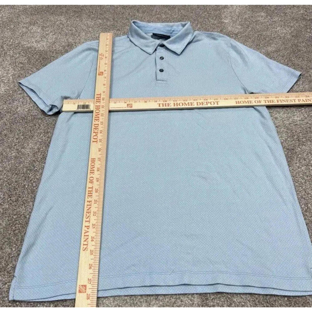 Perry Ellis Polo Men’s Blue Short Sleeve Size Large - Picture 2 of 9